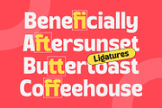 Yangko – Playful Display Font Family, a Sans Serif Font by Sekyra Lab (Thumbnail 7 of 14)
