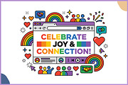 Rainbow Browser Window Ui Vector PNG, an Object Illustration by Gfx Expert Team (Thumbnail 3 of 3)