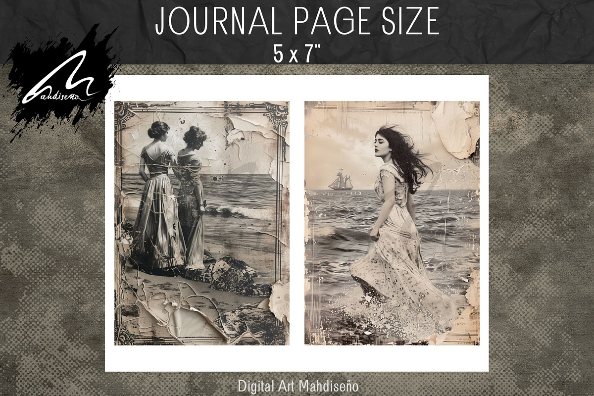 Shabby Chic Victorian Girls Papers, a Person Illustration by Digital Art Mahdiseño (Photo 5 of 9)