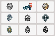 Modern Lion Mascot Logo Bundle, a Branding & Logo Template by Vectorium Studio (Thumbnail 9 of 21)