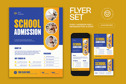 School Admission Flyer