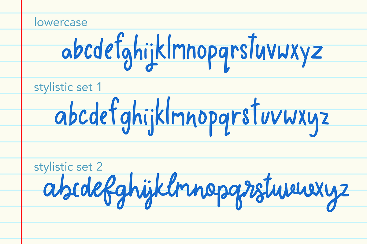 Paper Airplanes Handwritten Font, a Handwritten Font by Kellie Jayne Studio (Photo 2 of 9)