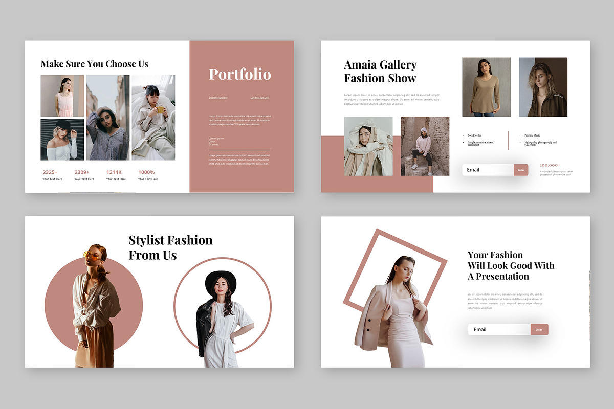 Fashion Google Slides Template, a Presentation Template by rudiSasori