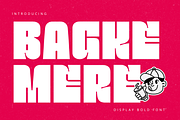 Bagke Mere - Bold Font, a Sans Serif Font by Randi Irvan | Rvandtype (Thumbnail 1 of 11)
