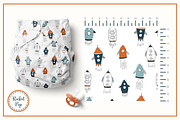 Rocket Pop - Seamless Patterns Set, a Pattern Graphic by Cuteanny Design (Thumbnail 5 of 8)