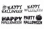 Happy Halloween svg lettering set, an Object Graphic by MegaPrezencik (Thumbnail 5 of 6)