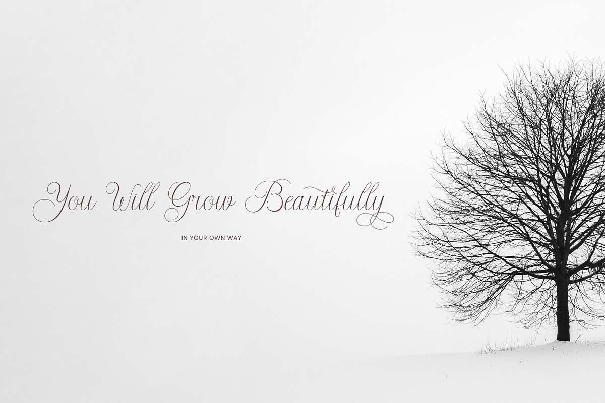 Idgitaf | Calligraphy Script Font, a Script Font by Mahesans Co (Photo 6 of 10)