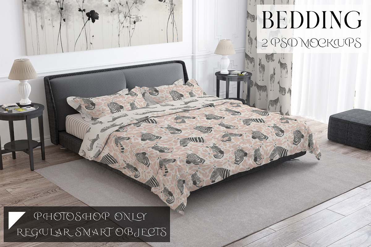 Bedding & Curtain Mockups, a Product Mockup by mock-ups (Photo 1 of 10)