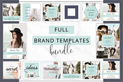 Branding Bundle | Canva Turquoise, a Social Media Template by Lady Boss Studio (Thumbnail 1 of 5)