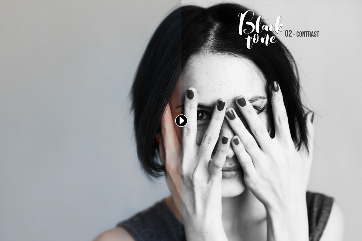 Blacktone B&W Lightroom Presets preview 5