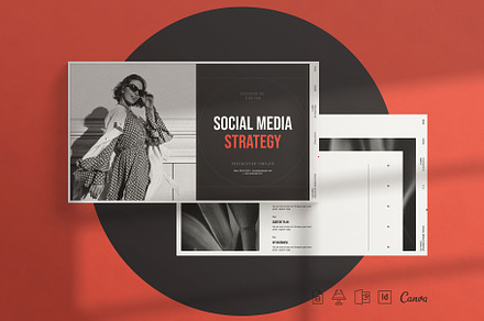 Social Media Strategy Presentation, a Presentation Template by E-Type