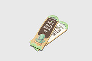 Bookmark Mockup, a Product Mockup by bimockup (Thumbnail 3 of 6)