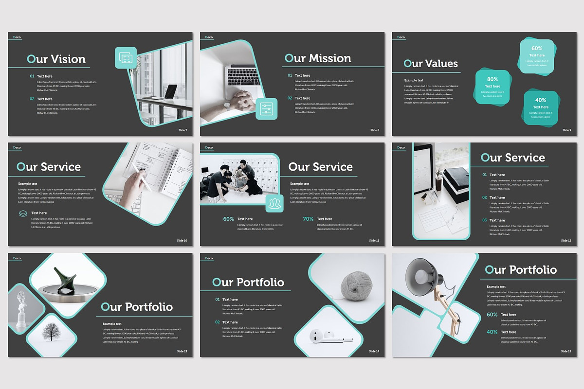 Deco - Powerpoint Template, a Presentation Template by inspirasign