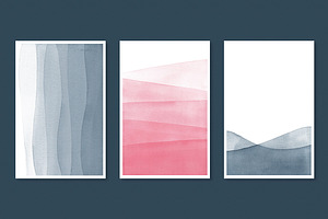 Watercolor Dip Dye Backgrounds