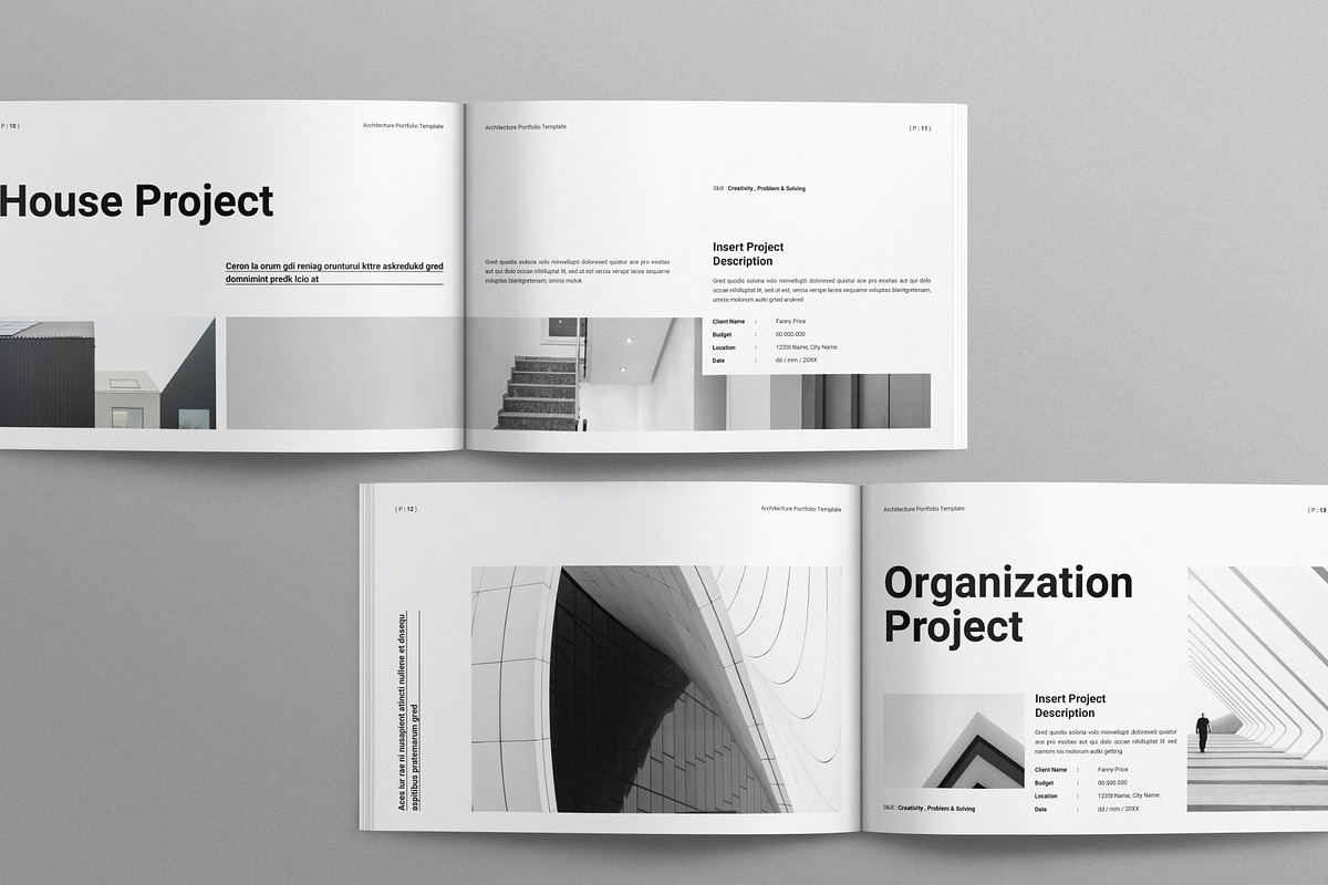 Architecture Portfolio Template, a Brochure Template by Work-Envance (Photo 5 of 10)