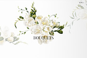 White flowers, Freesia, an Object Illustration by ollalya (Thumbnail 6 of 10)