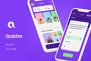 Modern Quiz App UI | Quizon, an UI Kit Template by Opus LabWorks (Thumbnail 4 of 7)