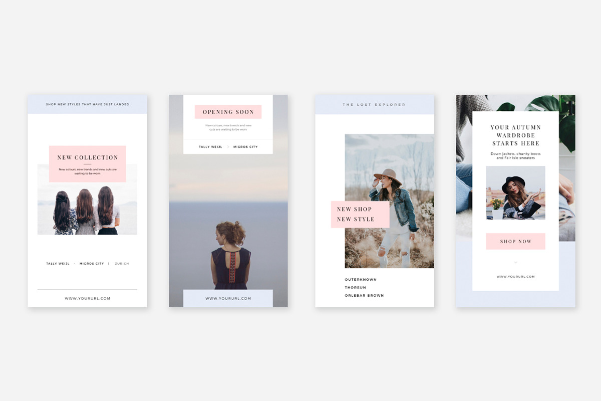 Soft Instagram Stories Pack, a Social Media Template by Swiss_cube (Photo 2 of 5)