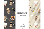Young detective seamless pattern, a Pattern Graphic by Milatoo (Thumbnail 6 of 6)
