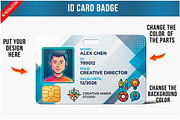 Id Card Badge PSD, a Product Mockup by Bruno's Shop (Thumbnail 1 of 3)