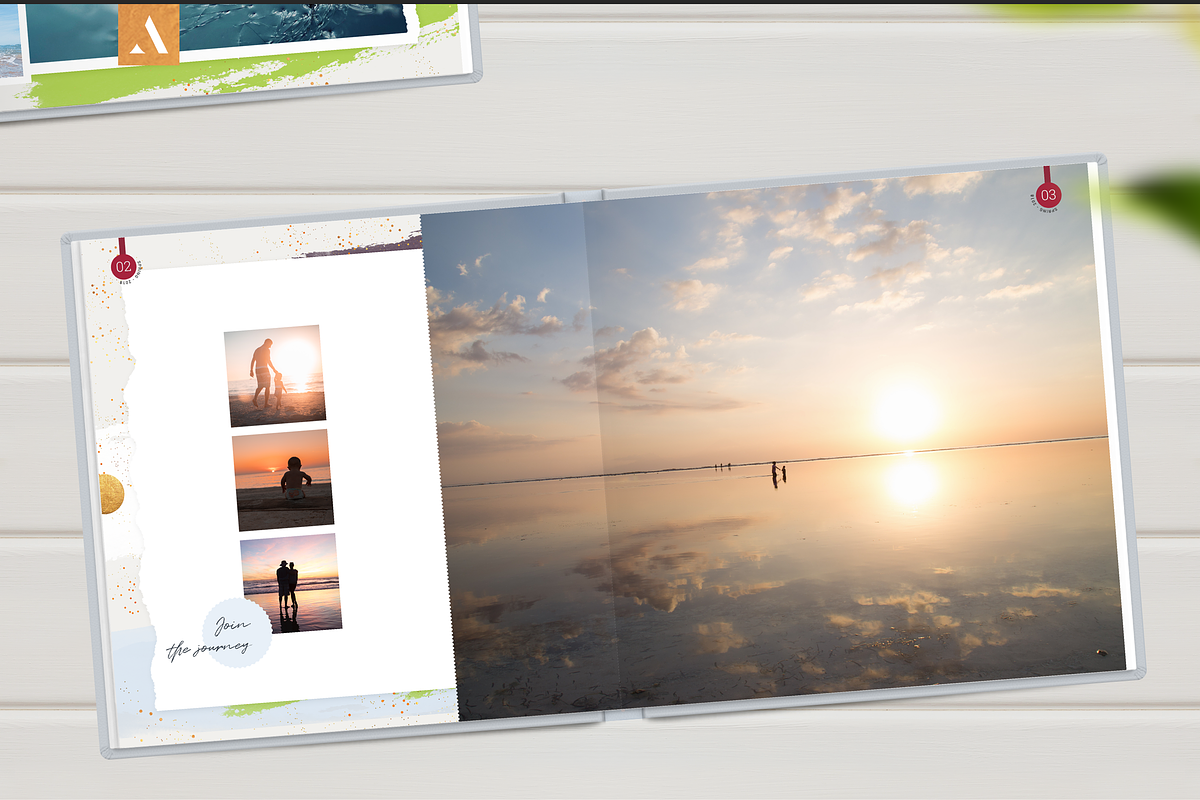12x12 Photo Album Template / Aurora, a Brochure Template by ArealPro (Photo 11 of 18)