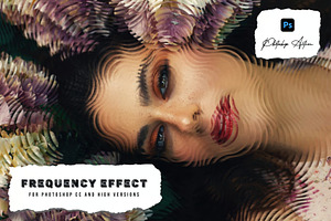 Frequency Photo Effect Photoshop Act, an Action Add-On by Hubzway