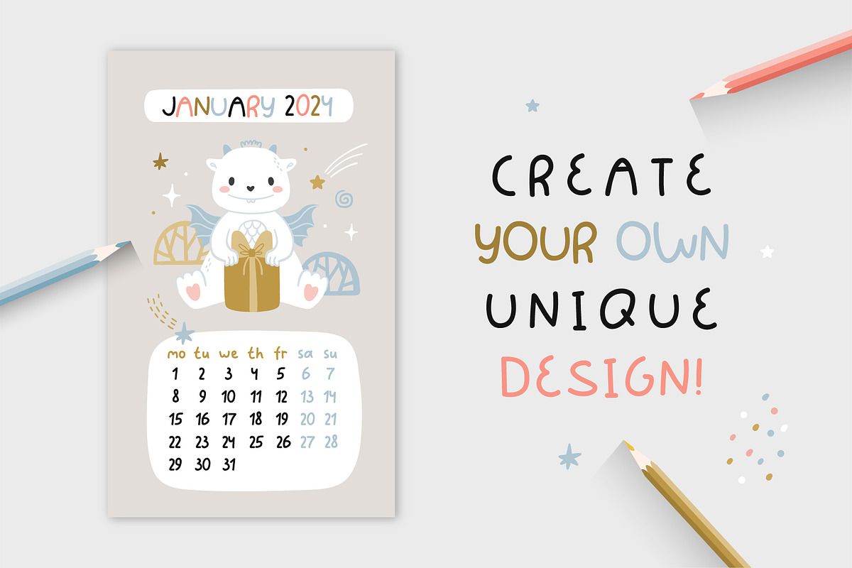 Baby Dreams - Kids font, a Handwritten Font by JuliyArt (Photo 9 of 12)