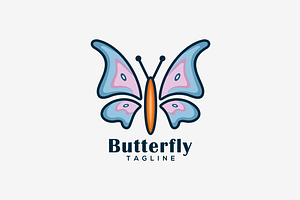 Butterfly Logo Design Vector