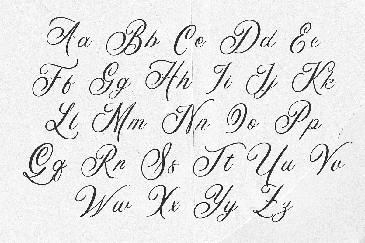 Straight Neckline - Font, a Script Font by Arendxstudio (Photo 8 of 10)