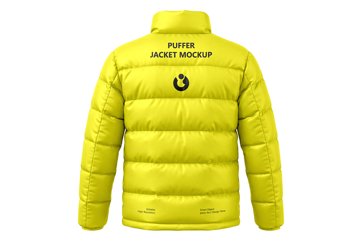 Puffer Jacket Mockup Collection, a Hoody Mockup by graphypix (Photo 4 of 5)