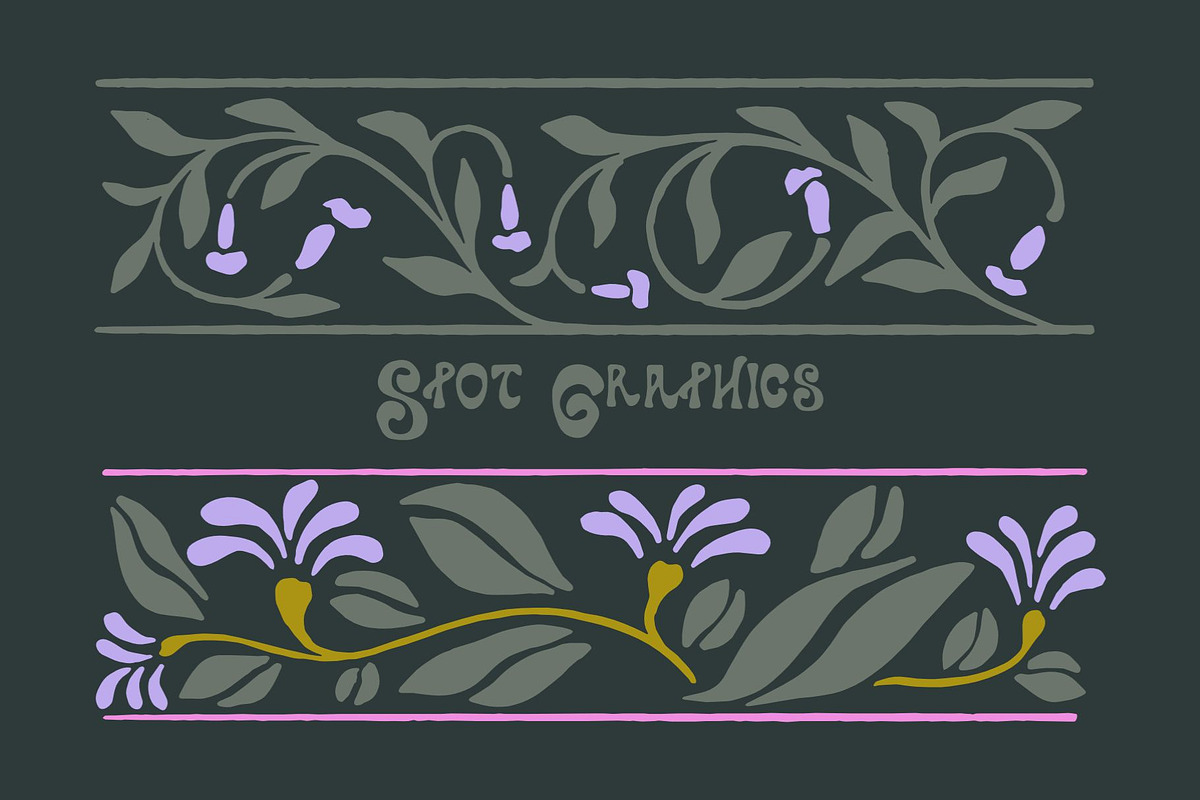 Art Nouveau Graphics & Font, a Graphic by Liz Kohler Brown (Photo 26 of 33)