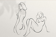 BODY - abstract one line art, an Illustration by Anna.Klets (Thumbnail 7 of 11)