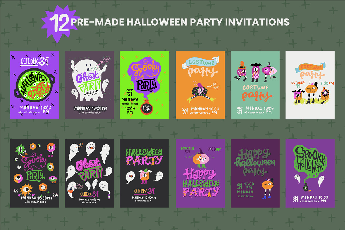 Happy Halloween Party, a Seasonal Illustration by Sketchetarian (Photo 2 of 8)