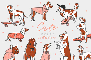 Cute doggy collection