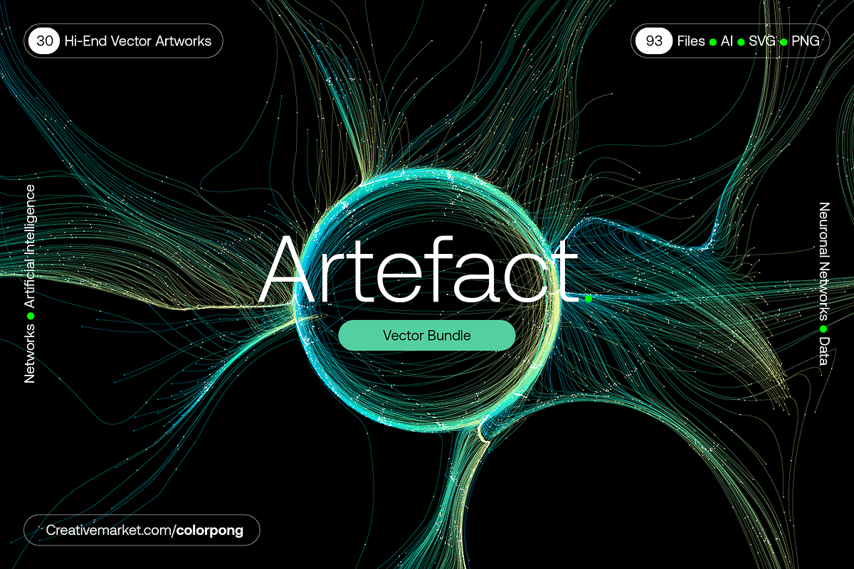 Artefact – Vector Bundle, a Technology Illustration by Colorpong (Photo 1 of 17)