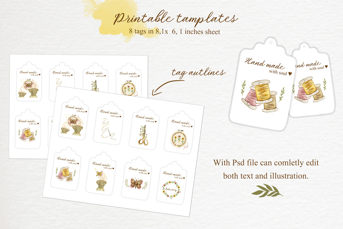 Needlework & Embroidery collection, an Illustration by KolibriDesign (Photo 11 of 15)