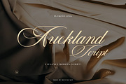 Auckland Elegance Script, a Script Font by Muntab_Art (Thumbnail 1 of 10)