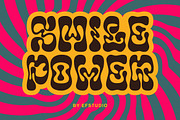 Smile Power | Psychedelic Font, a Font by Ef Studio (Thumbnail 1 of 10)