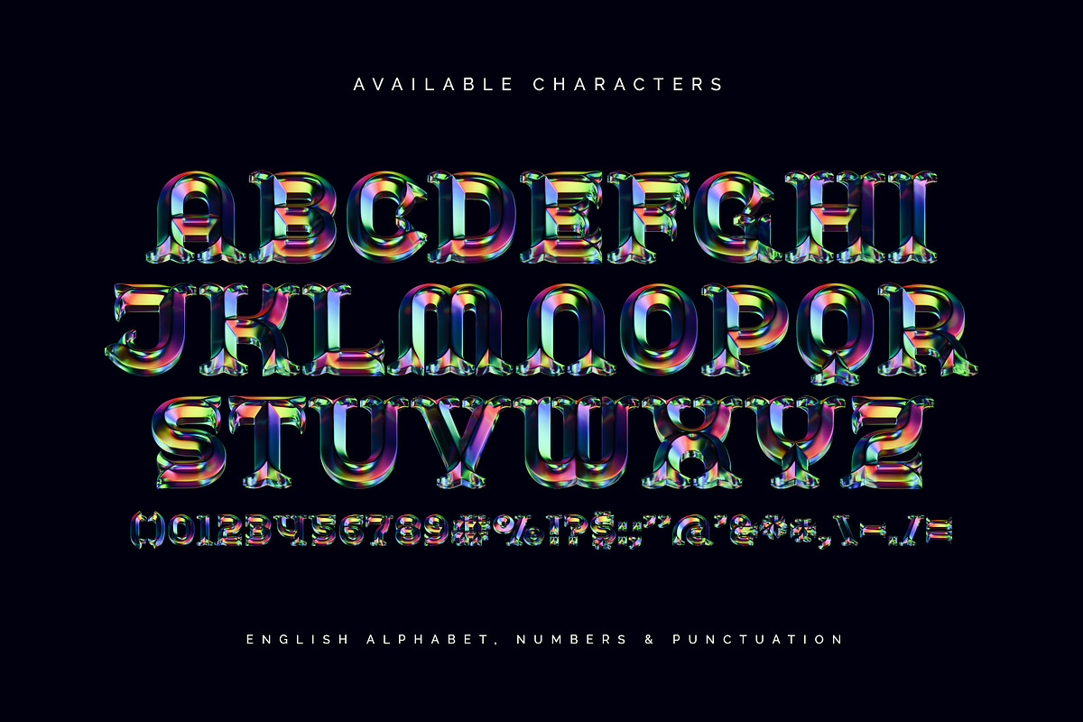 Spectral Halo - Color Bitmap Font, a Serif Font by Gleb Guralnyk