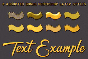 Gold Bling Photoshop Layer Styles