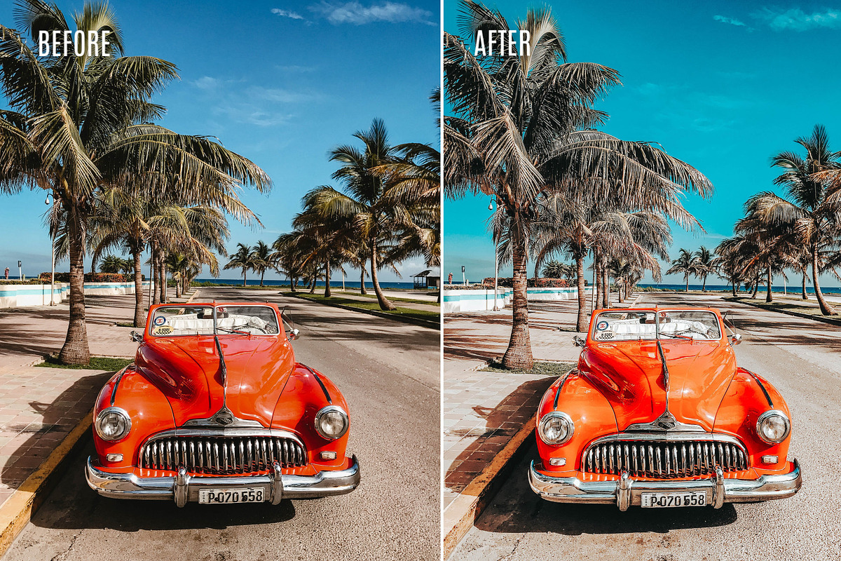 Mobile Lightroom Presets COLOR POP preview 5