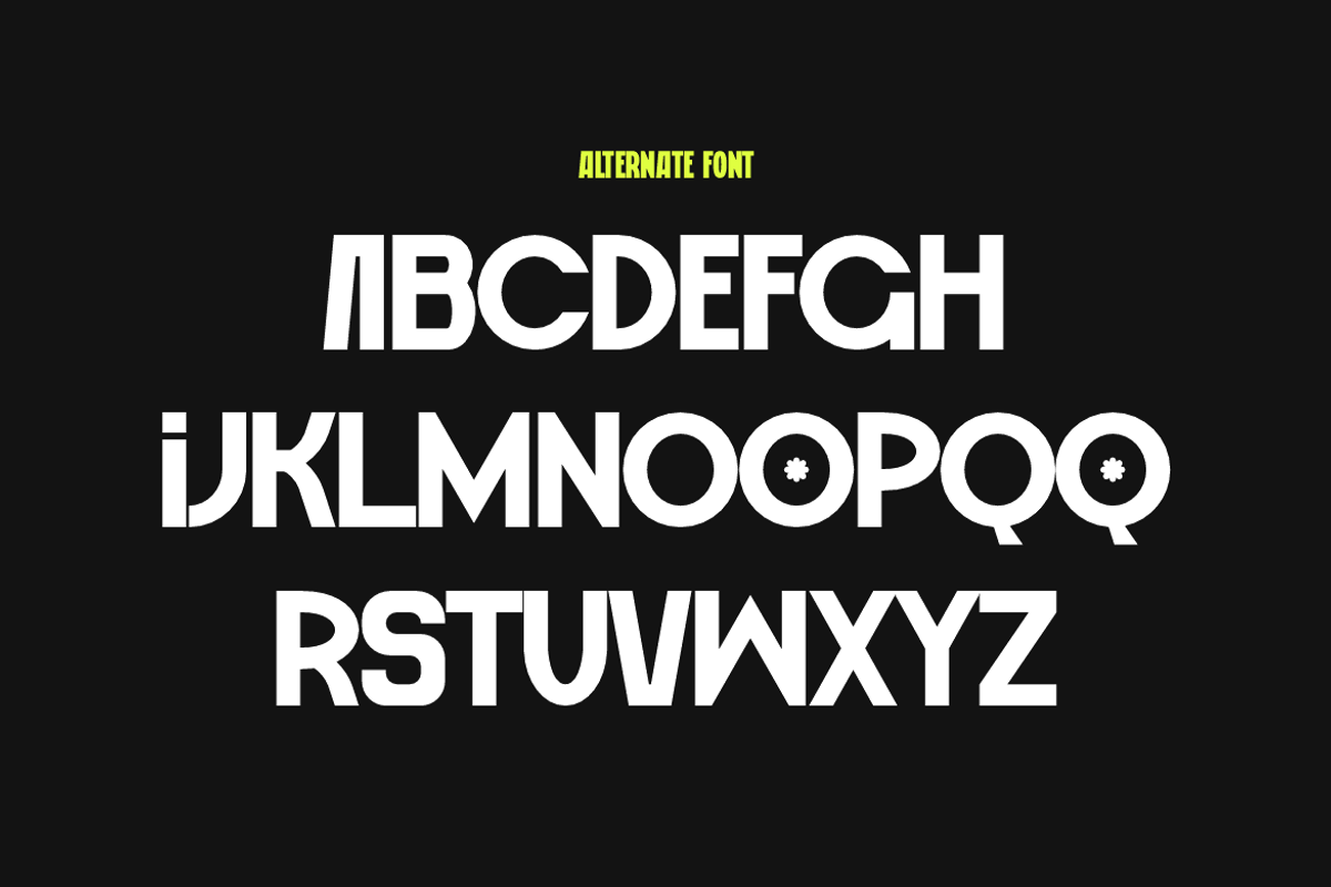 Gerome - Modern Retro Condensed Font, a Sans Serif Font by Iqsiart Studio (Photo 13 of 15)