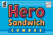 Hero Sandwich Combos, a Font by Comicraft Fonts (Thumbnail 1 of 4)