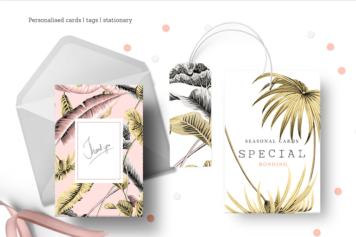 Le Tropique, Hand painted Pattern, a Pattern Graphic by Pink Linen (Photo 3 of 9)