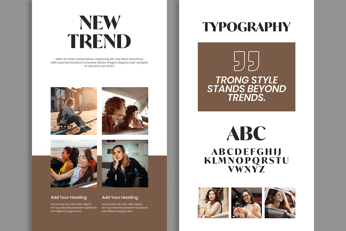 Minimal Fashion Editorial Mood Board, a Social Media Template by MightyDesign (Photo 3 of 8)