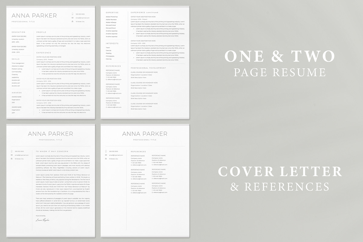 Resume Template, a Resume Template by TheResumeCoach (Photo 2 of 7)