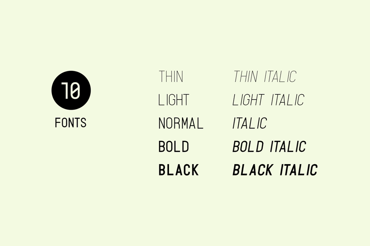ROXVEIL - Unique Display Font, a Sans Serif Font by Designova® (Photo 9 of 9)