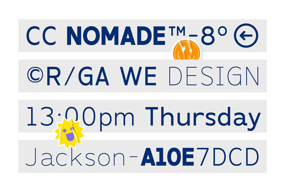 Interform - Monospace, a Sans Serif Font by Arterfak Project (Photo 8 of 14)
