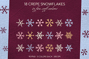 Crepe Snowflakes and Glitter Stars, an Object Graphic by Anzhelika (Thumbnail 8 of 12)