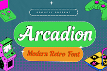 Arcadion – Modern Retro Font